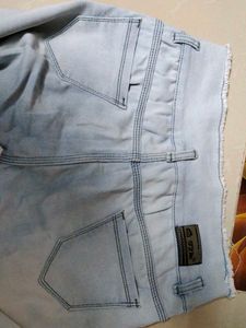 High-Waisted Light Wash Jeans