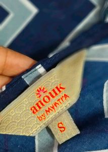 Stylish Blue Print Kurta