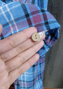 Plaid Crop Shirt Top For Women