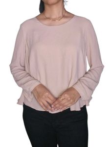 Elegant Beige Synthetic Top for Women
