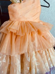 Peach New Frock