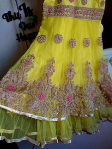 Wedding Wear Baby Girl Long Gown 6to8