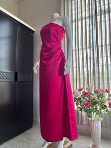 Pink High Quality Satin Gown