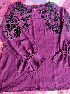 PlusS Purple Short Kurti/Top
