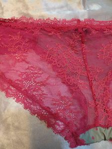 Pink Lace Hipster Panties