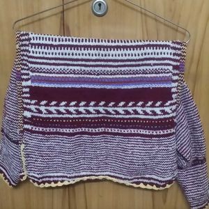 Handmade V-Neck Knit Sweater