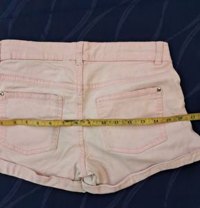 Girls H&amp;M Pink Denim Shorts