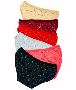 Bird Print Cotton Panties - 3 Pack