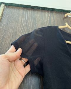 Black Classic Crop Top