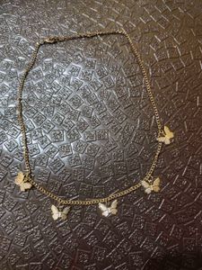 Butterfly Choker Chain