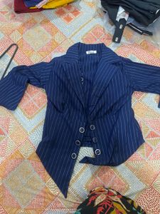 Striped Blazer