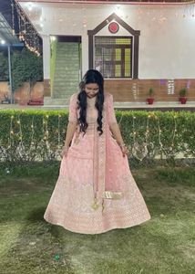 Elegant Pink Lehenga Choli Set