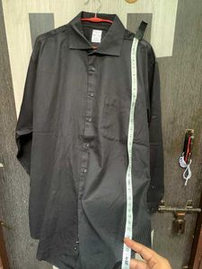 Men&#39;s Striped branded Black Shirt