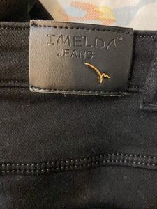 Jet Black Straight Jeans