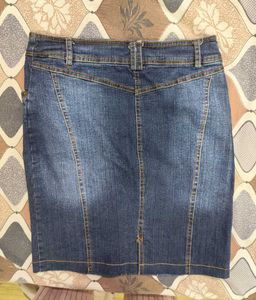 Denim Mini Skirt