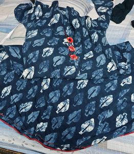 Leaf Print Kurta