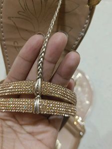 Diamonds Studded Flats