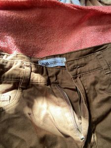 ZARA Brown Cargo Jeans🤎🥾📦