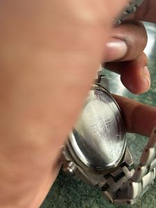 Stylish Men&#39;s Blue &amp; Silver Chronograph Watch