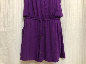 Blue Short Sleeve Jumpsuit