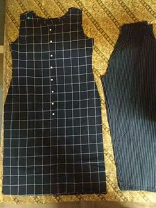 Sleeveless Kurta Set