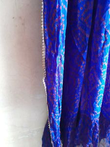 Blue &amp; Red Kurta Set
