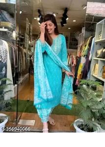Women Kurti Salwar Dupatta Set Xxl Size