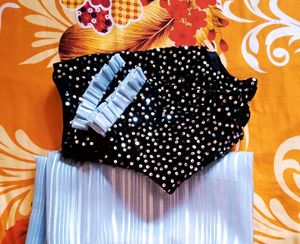 Saree With Stitched Blouse