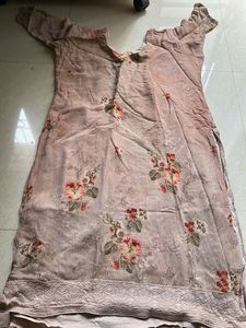 Nude Shade Kurta Pant Dupatta Set
