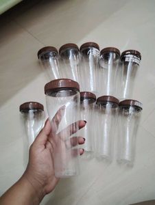Reusable Plastic Bottles (Set of 10)