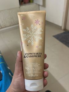 Snowflakes and Cashmere lotion