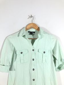 Sea Green Casual Shirt(Women’s)