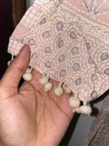 Blush Pink Embroidered Kurti