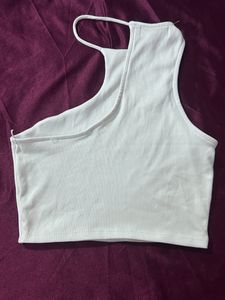 White Crop Tank