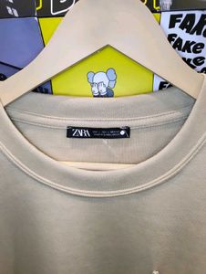 ZARA UNISEX SOLID OVERSIZE PREMIUM TEE 🔥🔥