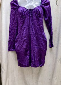 1177. Purple Mini Dress