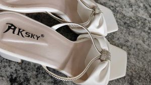 White Fashion Heels