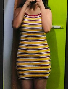 Striped Mini Dress