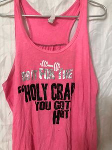 Pink tank top