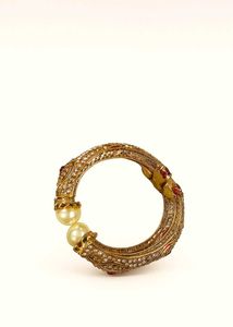 Antique Gold Bangle (Set of 2)