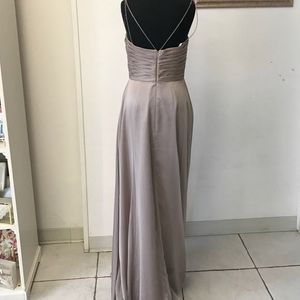 Elegant Beaded-Shoulder Maxi Dress