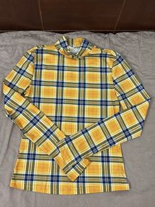 Yellow Mix Colour Plaid Long Sleeves