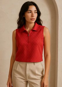 Pink Sleeveless Top