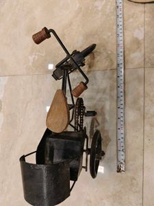 rikshaw showpiece for home decoration made of iron