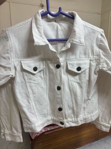 White Denim Jacket