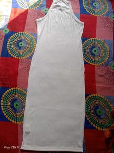 Elegant White Midi Bodycon Dress