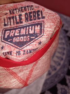 Little Rebel Full Hand T Shirt for 2 Yr Old Boy