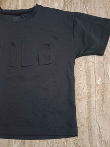 Black 'WILD' Graphic Tee