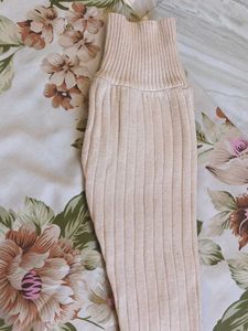 Beige Wrap Sweater