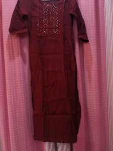 Kurta Set Of Brown Colour